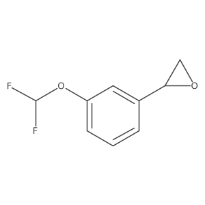 2-[3-(Difluoromethoxy)phenyl]oxirane结构式