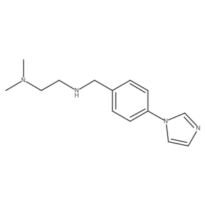 [2-(dimethylamino)ethyl]({[4-(1H-imidazol-1-yl)phenyl]methyl})amine Structure