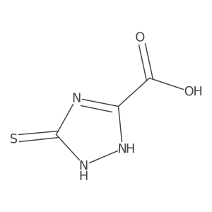 3-Mercapto-1H-1,2,4-triazole-5-carboxylic acid Structure