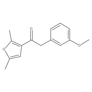 1-(2,5-Dimethyl-3-furanyl)-2-(3-methoxyphenyl)ethanone Structure