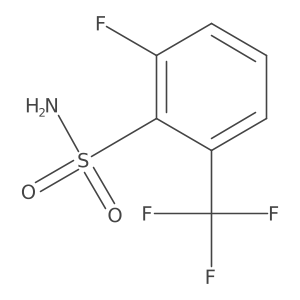 2-Fluoro-6-(trifluoromethyl)benzenesulfonamide Structure