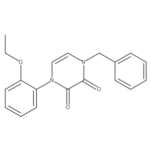 1-benzyl-4-(2-ethoxyphenyl)pyrazine-2,3(1H,4H)-dione Structure