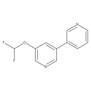 3-(Difluoromethoxy)-5-pyridin-3-ylpyridine结构式