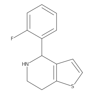 4-(2-Fluoro-phenyl)-4,5,6,7-tetrahydro-thieno[3,2-c]pyridine结构式