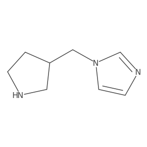 1-(pyrrolidin-3-ylmethyl)-1H-imidazole Structure