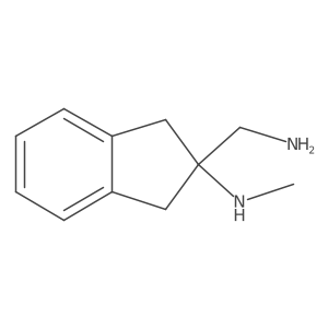2-(aminomethyl)-N-methyl-2,3-dihydro-1H-inden-2-amine Structure