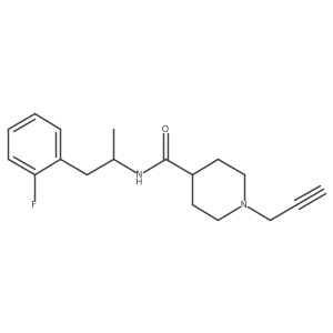 N-[1-(2-fluorophenyl)propan-2-yl]-1-(prop-2-yn-1-yl)piperidine-4-carboxamide Structure