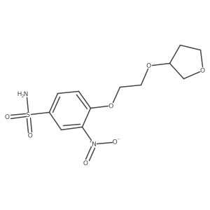 3-nitro-4-[2-[(tetrahydro-3-furanyl)oxy]ethoxy]Benzenesulfonamide Structure