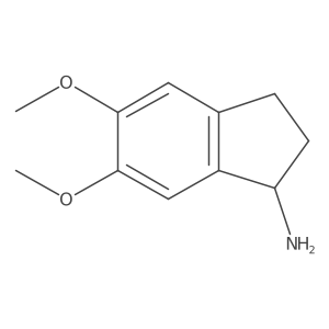 (S)-5,6-Dimethoxy-2,3-dihydro-1H-inden-1-amine Structure