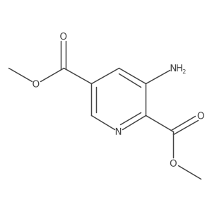 Dimethyl 3-aminopyridine-2,5-dicarboxylate Structure
