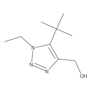 (5-tert-Butyl-1-ethyl-1H-1,2,3-triazol-4-yl)methanol Structure