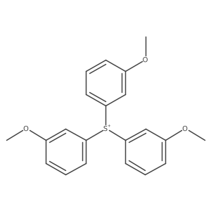 Tris(3-methoxyphenyl)sulfonium Structure