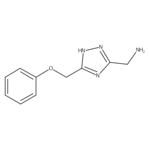 (5-(Phenoxymethyl)-4h-1,2,4-triazol-3-yl)methanamine Structure