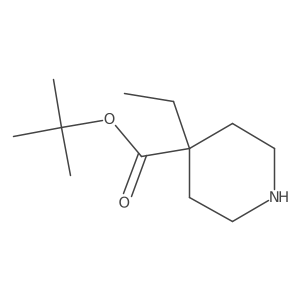 Tert-butyl 4-ethylpiperidine-4-carboxylate Structure