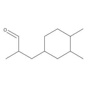 Cyclohexanepropanal, I+/-,3,4-trimethyl-结构式