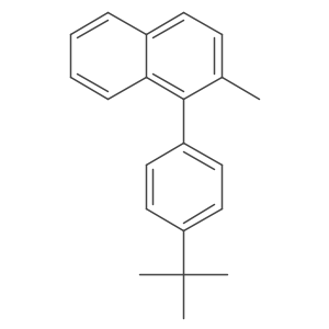 Naphthalene, 1-[4-(1,1-dimethylethyl)phenyl]-2-methyl-结构式