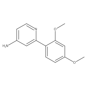 2-(2,4-Dimethoxyphenyl)-4-pyridinamine Structure