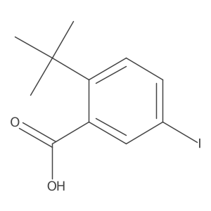 2-(tert-Butyl)-5-iodobenzoic acid Structure