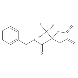 Benzyl 2-allyl-2-(trifluoromethyl)pent-4-enoate Structure