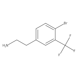 4-Bromo-3-trifluoromethyl-benzeneethanamine Structure