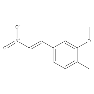 2-Methoxy-1-methyl-4-(2-nitroethenyl)benzene结构式