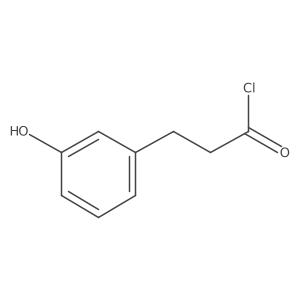 3-(3-Hydroxyphenyl)propanoyl chloride结构式