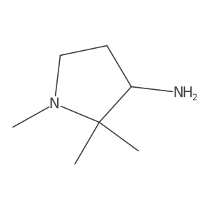 1,2,2-Trimethylpyrrolidin-3-amine结构式