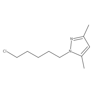 1-(5-chloropentyl)-3,5-dimethyl-1H-pyrazole Structure