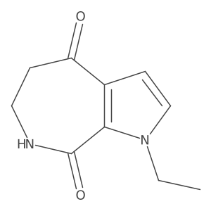 1-ethyl-6,7-dihydro-5H-pyrrolo[2,3-c]azepine-4,8-dione结构式
