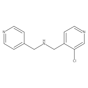 [(3-Chloropyridin-4-yl)methyl][(pyridin-4-yl)methyl]amine Structure