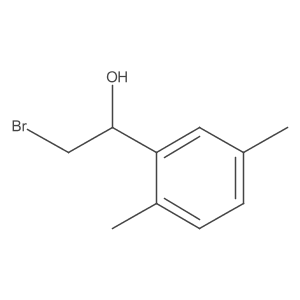 2-Bromo-1-(2,5-dimethylphenyl)ethan-1-ol Structure