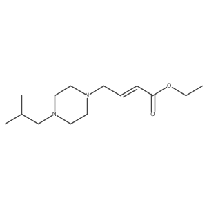ethyl (2E)-4-[4-(2-methylpropyl)piperazin-1-yl]but-2-enoate Structure