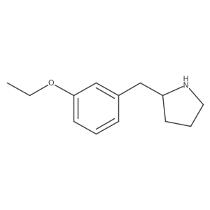 2-[(3-Ethoxyphenyl)methyl]pyrrolidine Structure
