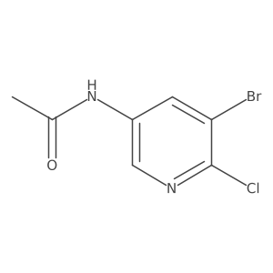 N-(5-bromo-6-chloropyridin-3-yl)acetamide Structure