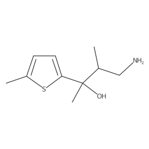4-Amino-3-methyl-2-(5-methylthiophen-2-yl)butan-2-ol Structure