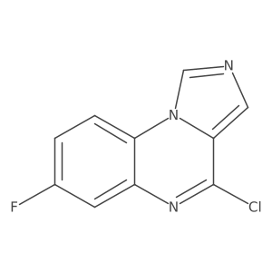4-Chloro-7-fluoroimidazo[1,5-a]quinoxaline Structure