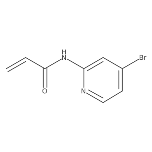 N-(4-Bromo-2-pyridinyl)-2-propenamide结构式