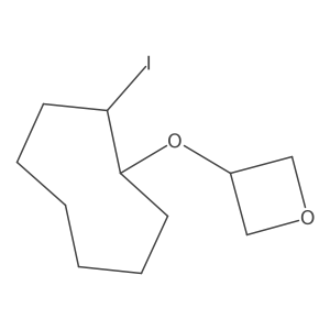 3-[(2-Iodocyclooctyl)oxy]oxetane结构式