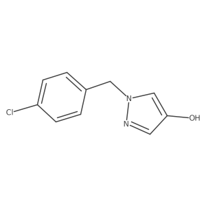 1-(4-Chloro-benzyl)-1H-pyrazol-4-ol结构式