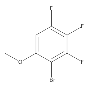 2-Bromo-3,4,5-trifluoroanisole结构式