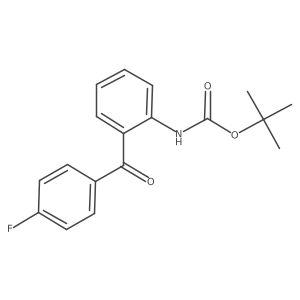 tert-butyl N-[2-(4-fluorobenzoyl)phenyl]carbamate Structure