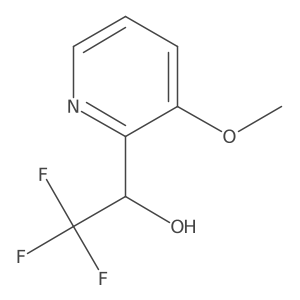 (1R)-2,2,2-trifluoro-1-(3-methoxypyridin-2-yl)ethan-1-ol结构式