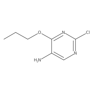 2-Chloro-4-propoxypyrimidin-5-amine Structure