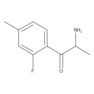 2-Amino-1-(2-fluoro-4-methylphenyl)propan-1-one Structure
