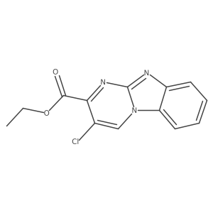 Ethyl 3-chlorobenzo[4,5]imidazo[1,2-a]pyrimidine-2-carboxylate Structure