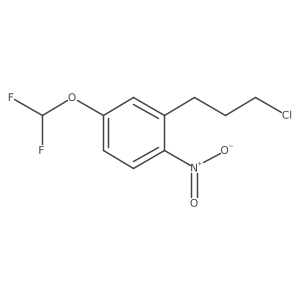 1-(3-Chloropropyl)-5-(difluoromethoxy)-2-nitrobenzene Structure