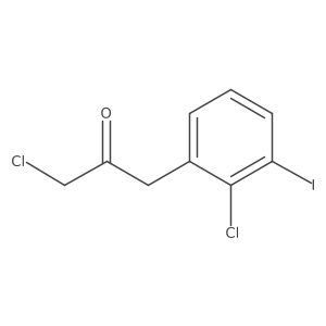 1-Chloro-3-(2-chloro-3-iodophenyl)propan-2-one结构式