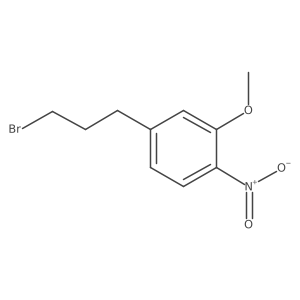 4-(3-Bromopropyl)-2-methoxy-1-nitrobenzene Structure
