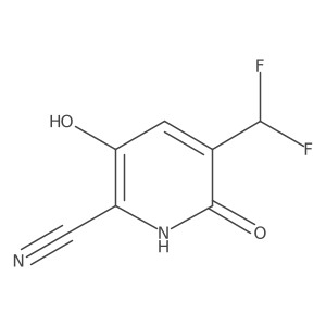 5-(Difluoromethyl)-3,6-dihydroxypicolinonitrile结构式