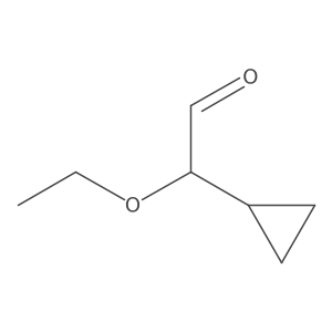 2-Cyclopropyl-2-ethoxyacetaldehyde结构式